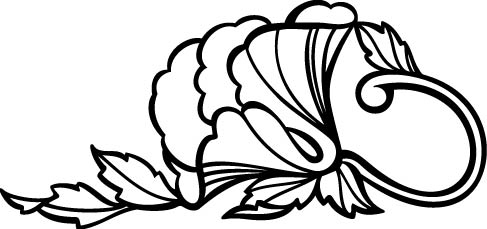 طرح فایل های EPS و EPS با موضوع گل مناسب برای استفاده در دستگاه های cnc چوب و cnc لیزر - flower 08 eps file