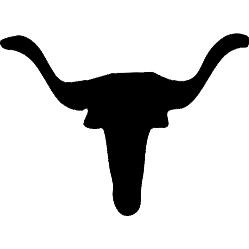 طرح تگزاس لانگ هورن مناسب برای استفاده در دستگاه های cnc چوب و cnc لیزر - texas longhorn dxf file
