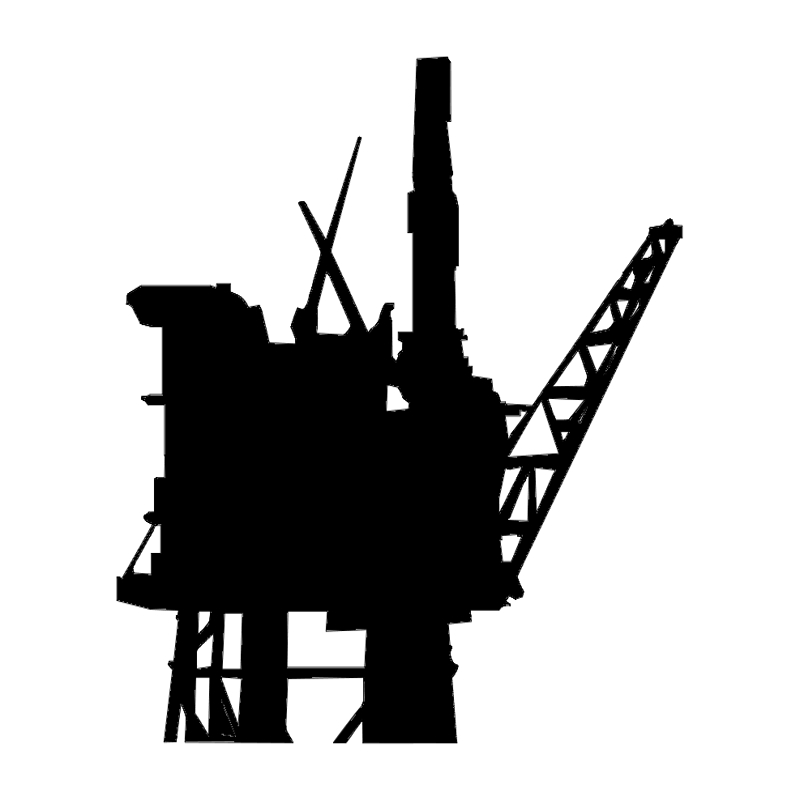 طرح دکل نفتی مناسب برای استفاده در دستگاه های cnc چوب و cnc لیزر - oil rig dxf file