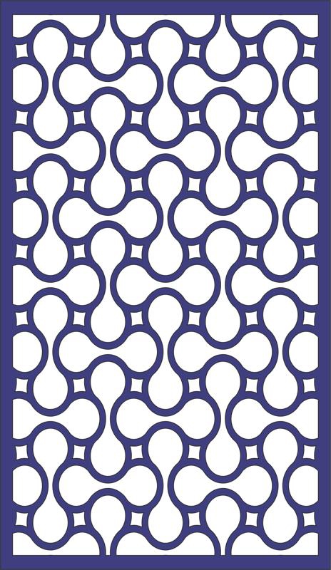 طرح پنل جداکننده بدون درز مناسب برای استفاده در دستگاه های cnc چوب و cnc لیزر - seamless separator panel pattern dxf file