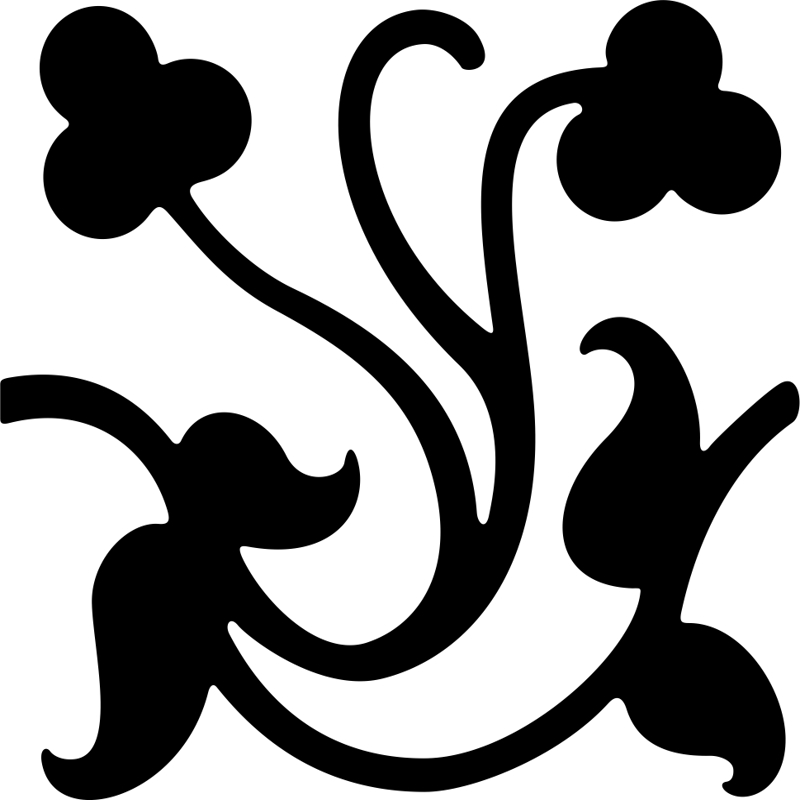 طرح وکتور گل مناسب برای استفاده در دستگاه های cnc چوب و cnc لیزر - floral vector design cdr file