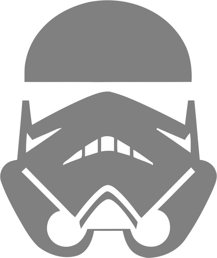 طرح استیکر سرباز طوفان جنگ ستارگان مناسب برای استفاده در دستگاه های cnc چوب و cnc لیزر - stormtrooper star wars sticker cdr file
