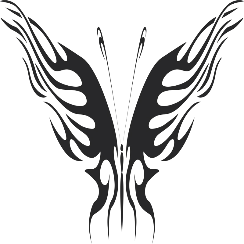 طرح وکتور پروانه مناسب برای استفاده در دستگاه های cnc چوب و cnc لیزر - butterfly vector cdr file