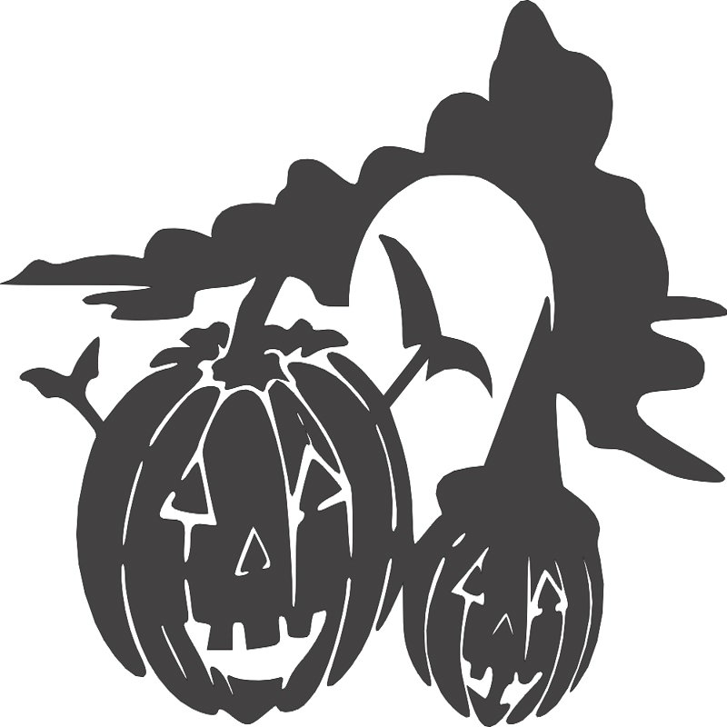 طرح فانوس جکولانترن برای جشن هالووین مناسب برای استفاده در دستگاه های cnc چوب و cnc لیزر - halloween holiday jackolantern dxf file