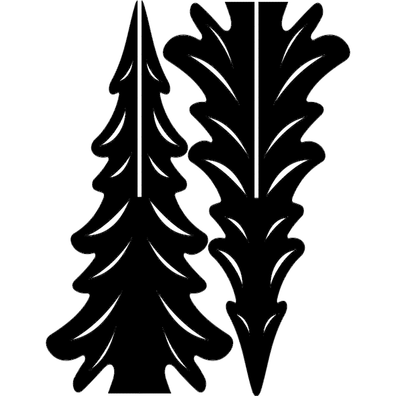 طرح پایه درخت مناسب برای استفاده در دستگاه های cnc چوب و cnc لیزر - tree stand dxf file