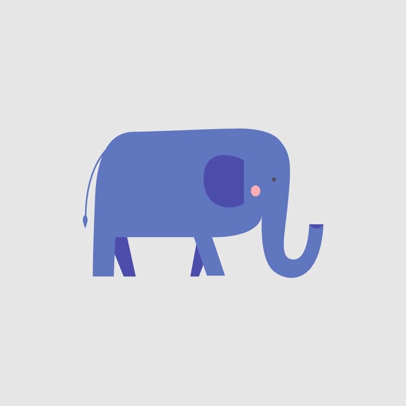 طرح فیل مناسب برای استفاده در دستگاه های cnc چوب و cnc لیزر - elephant dxf file