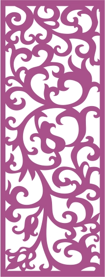 طرح پنل وکتور بدون درز شماره ۲۸۸ مناسب برای استفاده در دستگاه های cnc چوب و cnc لیزر - laser cut vector panel seamless 288 cdr file