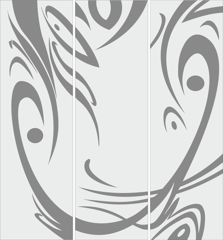 طرح انتزاعی سندبلاست شده حک شده مناسب برای استفاده در دستگاه های cnc چوب و cnc لیزر - carved sandblasted abstract design cdr file