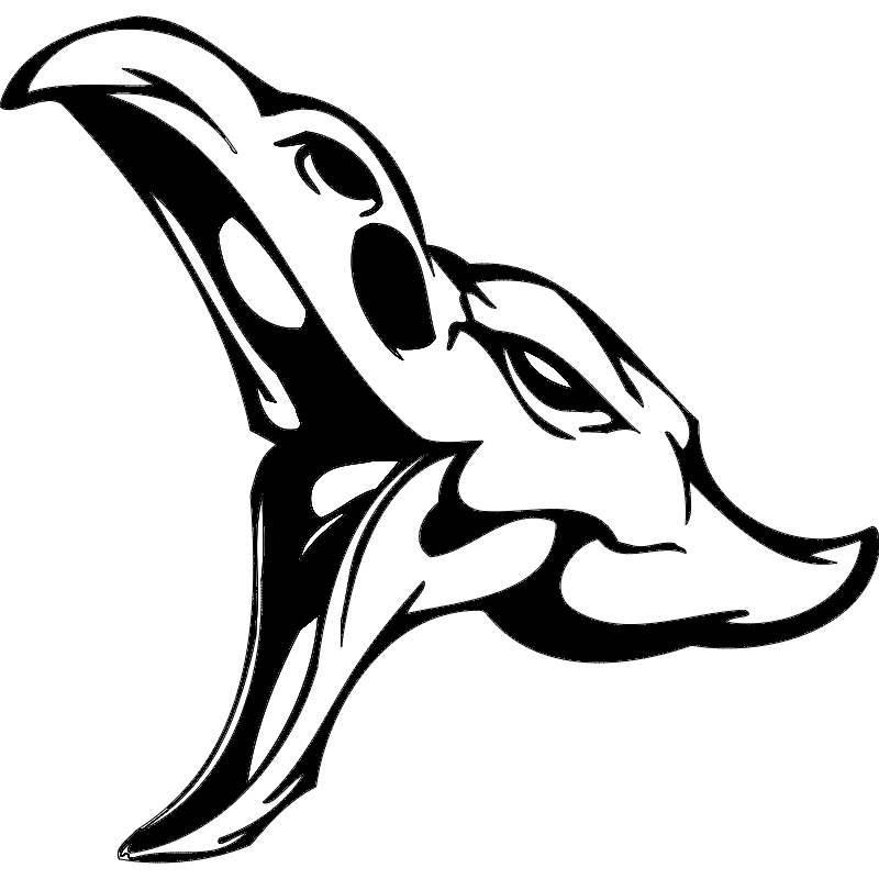 طرح جمجمه شماره 010 مناسب برای استفاده در دستگاه های cnc چوب و cnc لیزر - skull 010 dxf file