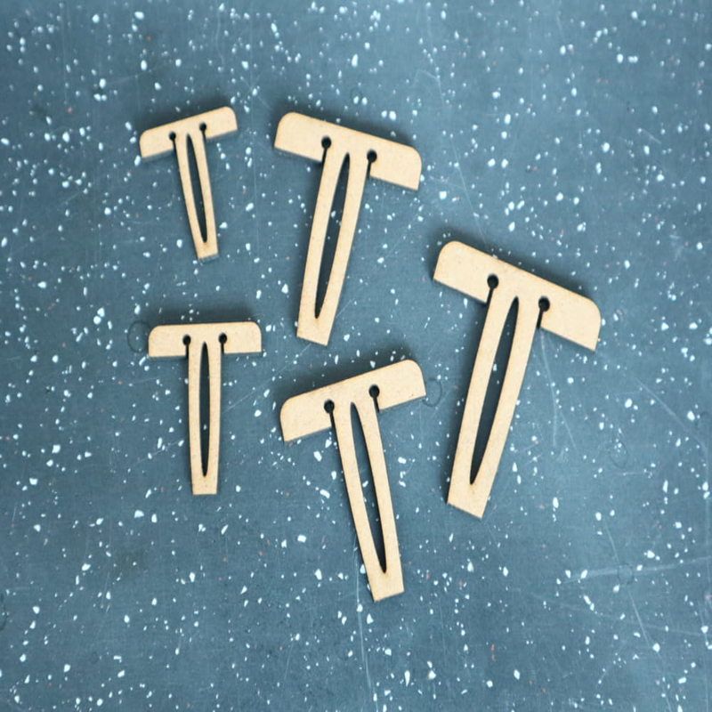 طرح گیره‌های سنجاق تخت لانه زنبوری مناسب برای استفاده در دستگاه های cnc چوب و cnc لیزر - laser cut honeycomb bed pin clamps cdr file