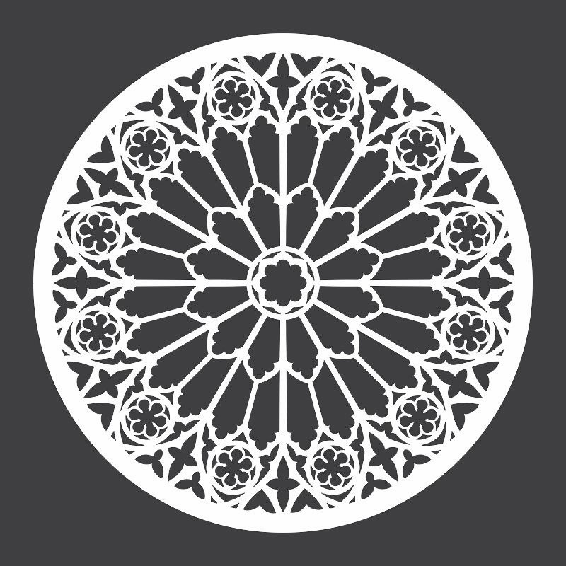 طرح دایره جالی و لیزر cnc مناسب برای استفاده در دستگاه های cnc چوب و cnc لیزر - circle jali pattern laser cnc design dxf file