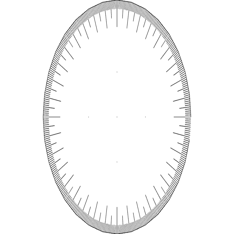 طرح چرخ ۳۶۰ درجه مناسب برای استفاده در دستگاه های cnc چوب و cnc لیزر - 360 wheel dxf file