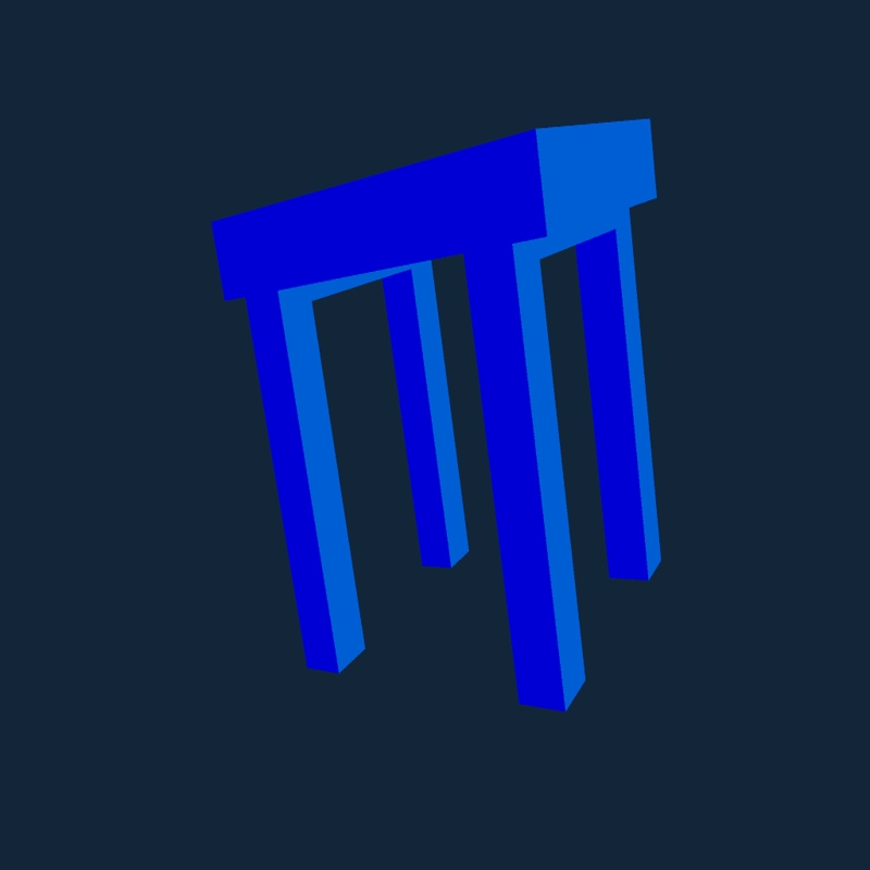 طرح میز بلند مناسب برای استفاده در دستگاه های cnc چوب و cnc لیزر - high table stl file