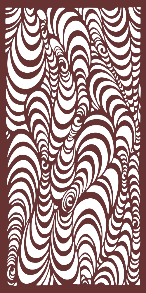 طرح فایل وکتور پترن با اشکال انتزاعی مناسب برای استفاده در دستگاه های cnc چوب و cnc لیزر - pattern with abstract shapes vector cdr file