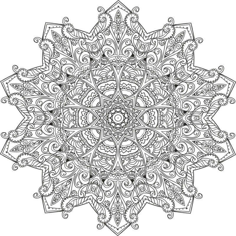 طرح فایل eps و png طرح ماندالا (چرخ هستی)ی مرموز مناسب برای استفاده در دستگاه های cnc چوب و cnc لیزر - myst mandala eps file