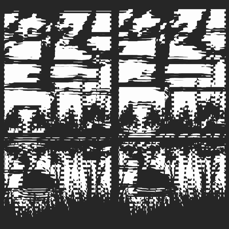 طرح هنری پلاسمای صاف شده دریاچه اردک و غاز در ابعاد 30 در 36 مناسب برای استفاده در دستگاه های cnc چوب و cnc لیزر - 30 x 36 ducks geese lake smoothed plasma art dxf file