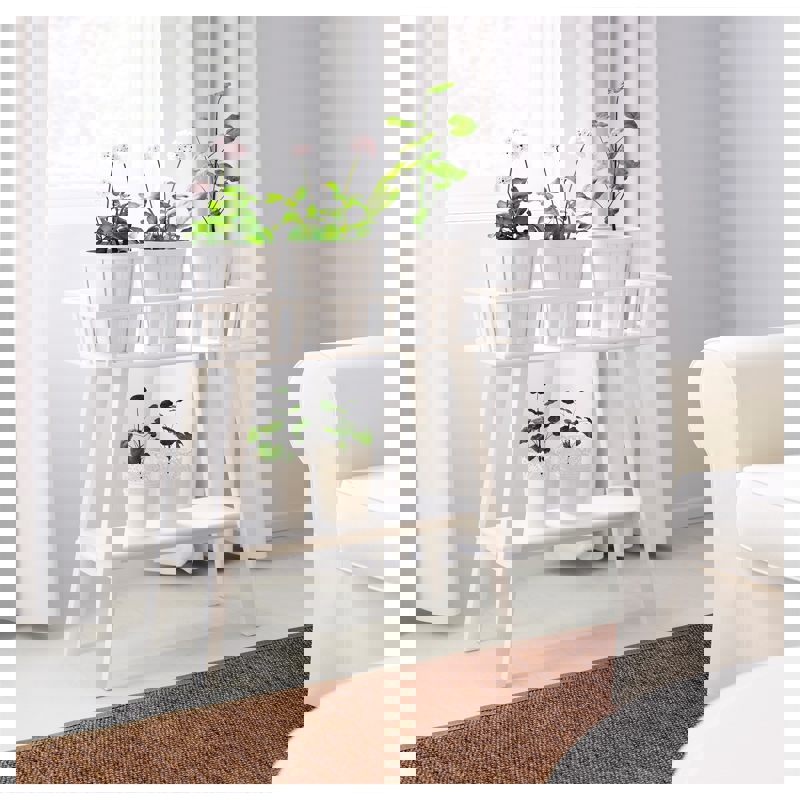 طرح پایه گلدان و جا گلدانی مناسب برای استفاده در دستگاه های cnc چوب و cnc لیزر - laser cut plant stand planter template cdr file