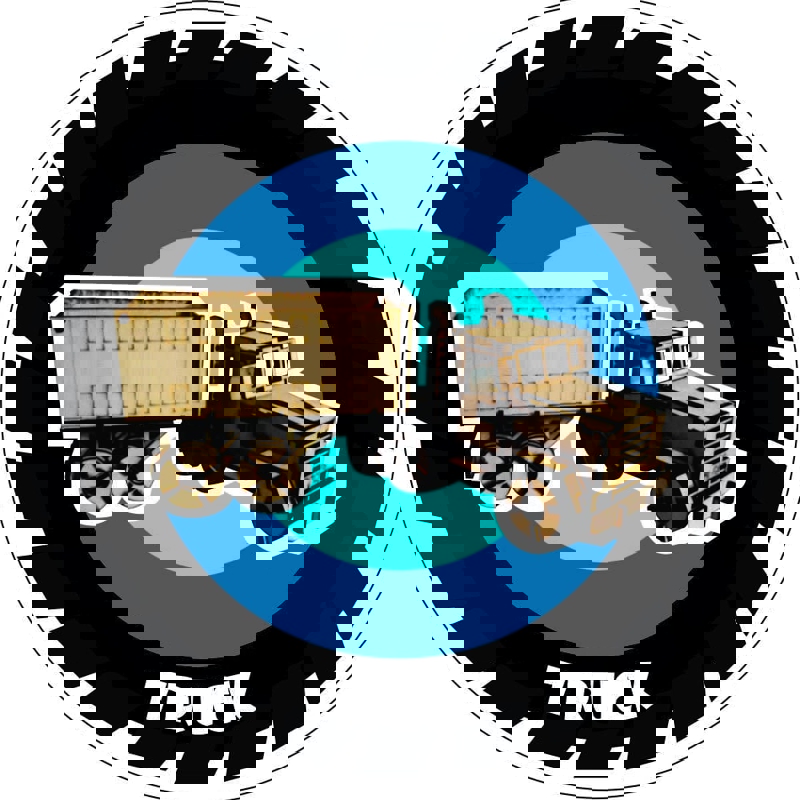 طرح پازل سه بعدی کامیون مناسب برای استفاده در دستگاه های cnc چوب و cnc لیزر - laser cut truck 3d puzzle dxf file