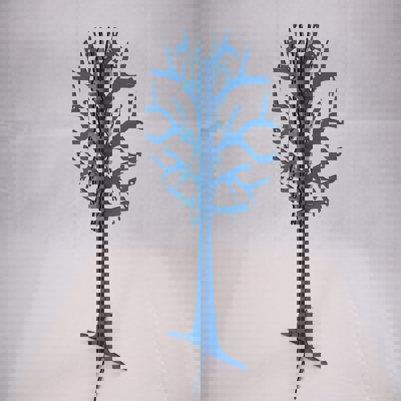 طرح پایه جواهرات ۶ میلی‌متری مناسب برای استفاده در دستگاه های cnc چوب و cnc لیزر - laser cut jewelry stand 6mm dxf file