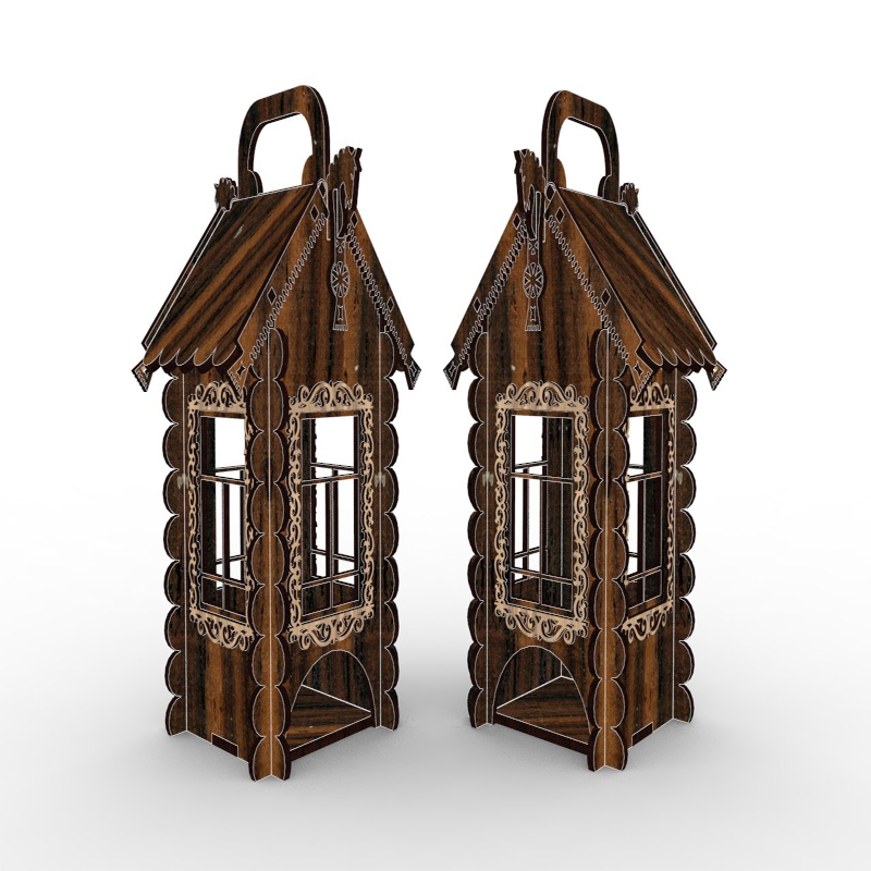 طرح چای کیسه ای لوکس با ضخامت ۴ میلی متر مناسب برای استفاده در دستگاه های cnc چوب و cnc لیزر - laser cut luxury tea bag dispenser 4mm cdr file