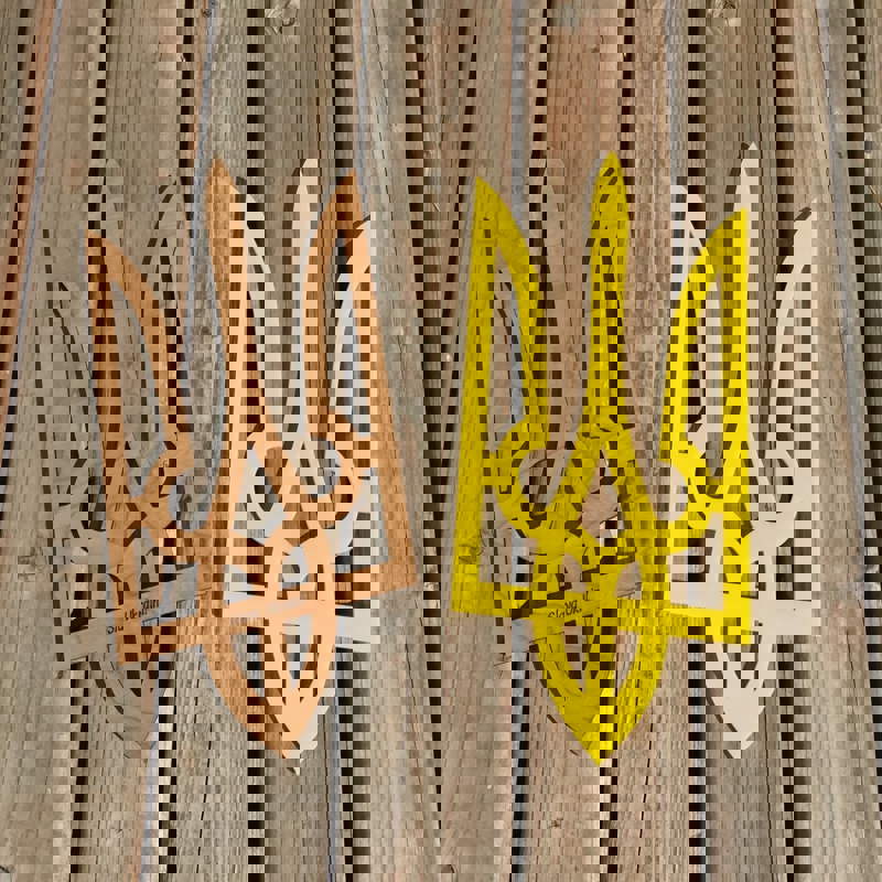 طرح سه شاخه مناسب برای استفاده در دستگاه های cnc چوب و cnc لیزر - laser cut trident cdr file