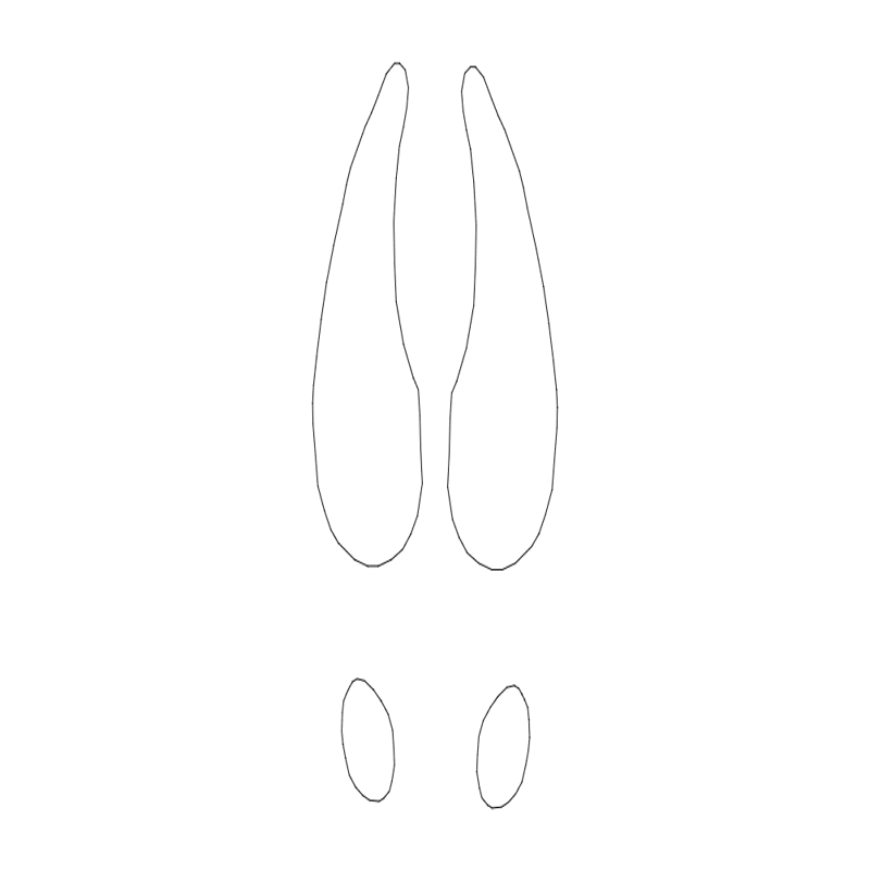 طرح رد پای گوزن مناسب برای استفاده در دستگاه های cnc چوب و cnc لیزر - deer tracks dxf file