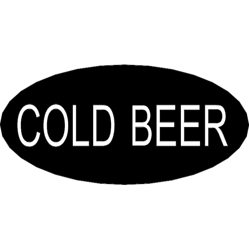 طرح نوشابهی سرد مناسب برای استفاده در دستگاه های cnc چوب و cnc لیزر - cold beer dxf file