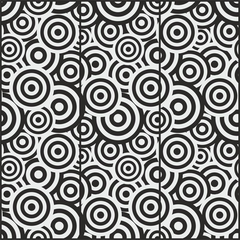 طرح فایل کورل دراو طرحدار بدون درز و رترو مناسب برای استفاده در دستگاه های cnc چوب و cnc لیزر - seamless retro pattern vector cdr file