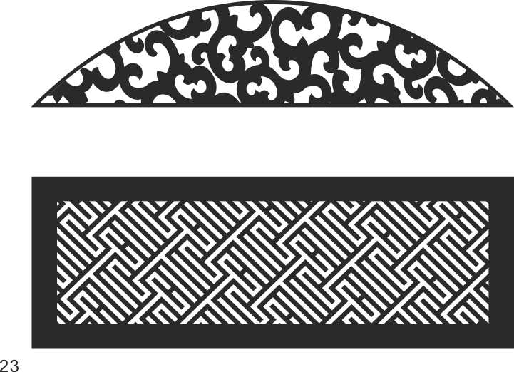 طرح های سی ان سی چوب مناسب برای استفاده در دستگاه های cnc چوب و cnc لیزر - cnc patterns wood free vectors cdr file