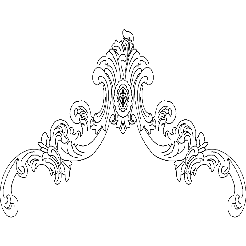 طرح ۵ مناسب برای استفاده در دستگاه های cnc چوب و cnc لیزر - design 5 dxf file