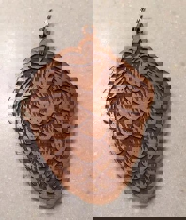 طرح آویز رازک مناسب برای استفاده در دستگاه های cnc چوب و cnc لیزر - laser cut hops pendant