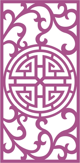 طرح پنل وکتور بدون درز شماره ۱۹۶ مناسب برای استفاده در دستگاه های cnc چوب و cnc لیزر - laser cut vector panel seamless 196 cdr file