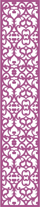 طرح پنل وکتور بدون درز ۲۵۱ مناسب برای استفاده در دستگاه های cnc چوب و cnc لیزر - laser cut vector panel seamless 251 cdr file