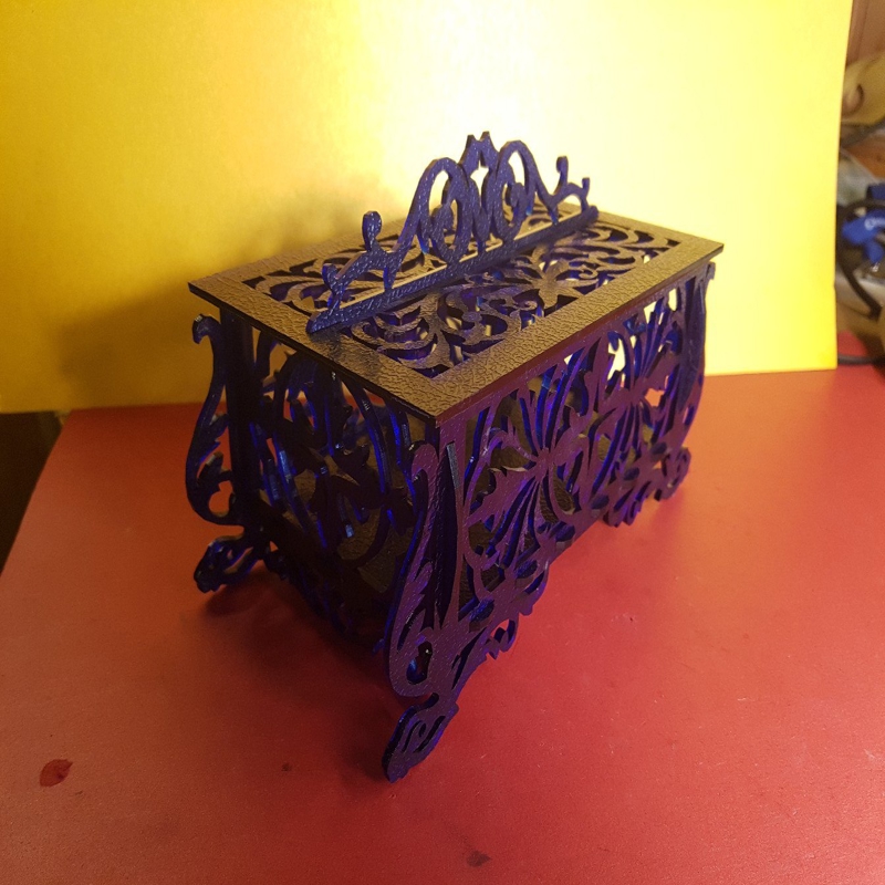 طرح مدل لیزری تابوت مناسب برای استفاده در دستگاه های cnc چوب و cnc لیزر - casket laser model cdr file