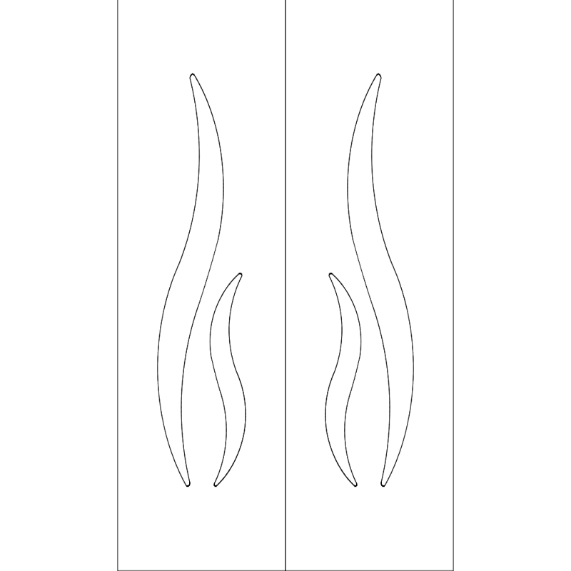 طرح کاپلو مناسب برای استفاده در دستگاه های cnc چوب و cnc لیزر - kap alev dxf file