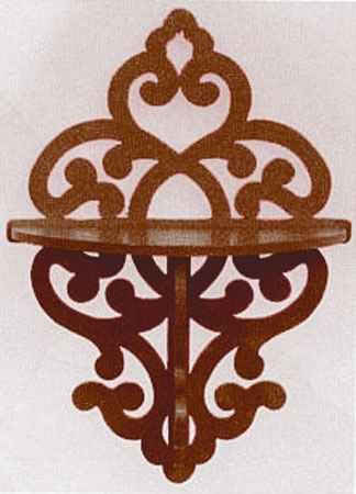 طرح قفسه دیواری تخته سه لا مناسب برای استفاده در دستگاه های cnc چوب و cnc لیزر - wall shelf plywood cdr file