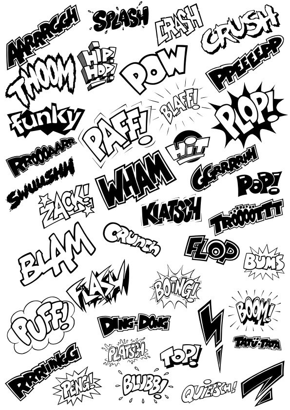 طرح کمیکس مناسب برای استفاده در دستگاه های cnc چوب و cnc لیزر - comix cdr file