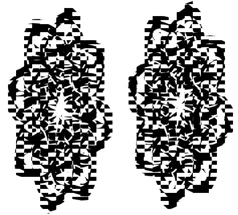 طرح هنر سلتیک مناسب برای استفاده در دستگاه های cnc چوب و cnc لیزر - celtic art pattern dxf file