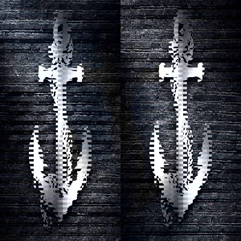 طرح لنگر ۱۴ در مناسب برای استفاده در دستگاه های cnc چوب و cnc لیزر - anchor 14 in dxf file