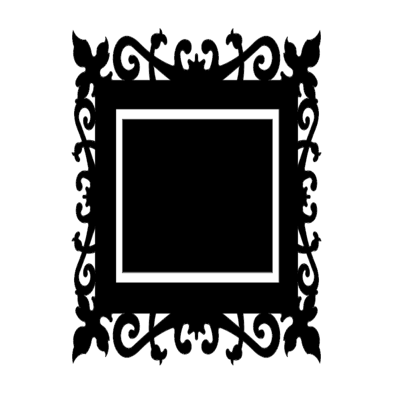 طرح چهاربعدی ترابالهادو مناسب برای استفاده در دستگاه های cnc چوب و cnc لیزر - quadro trabalhado dxf file