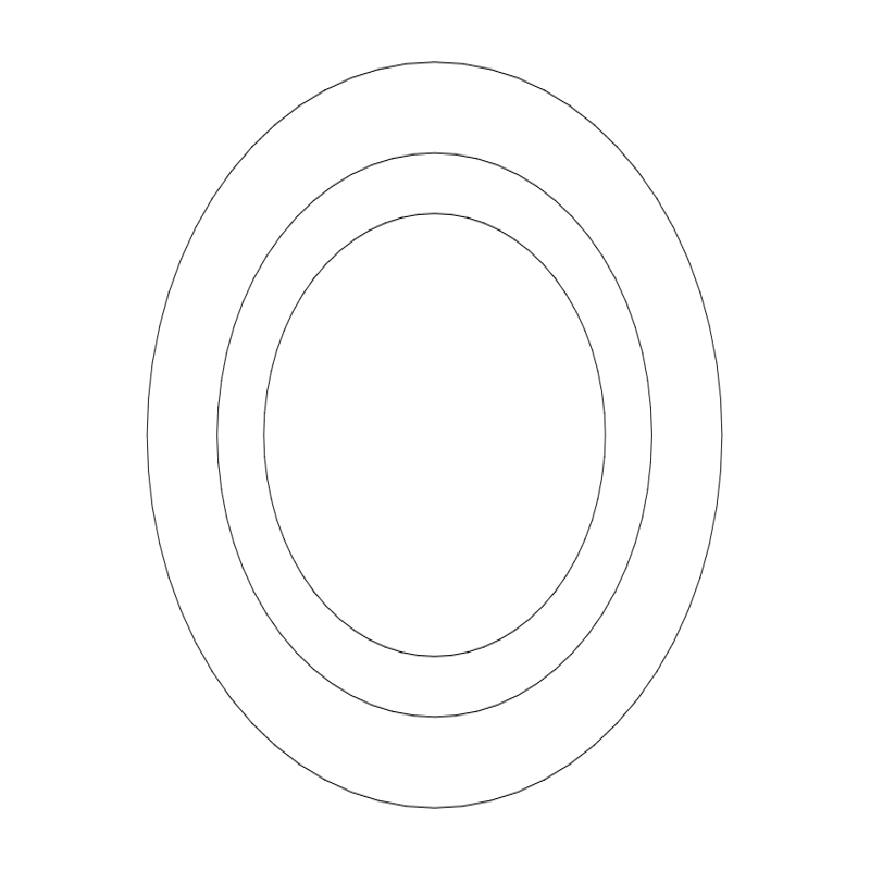 طرح دایره‌های سه‌بعدی مناسب برای استفاده در دستگاه های cnc چوب و cnc لیزر - 3d circs dxf file
