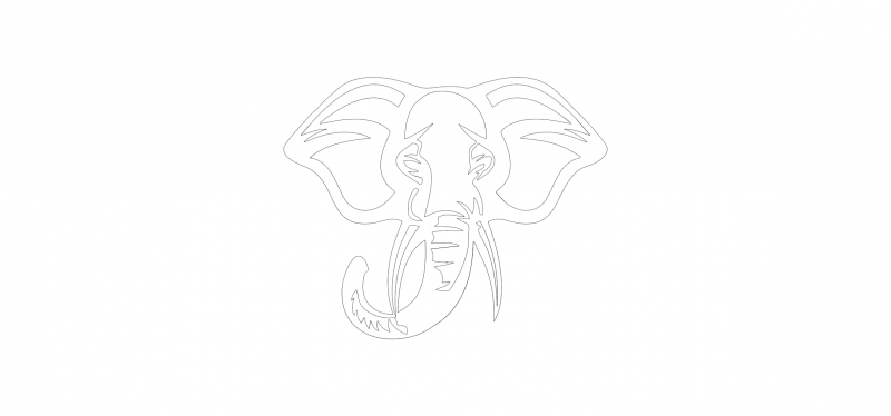 طرح فیل مناسب برای استفاده در دستگاه های cnc چوب و cnc لیزر - elephant dxf file