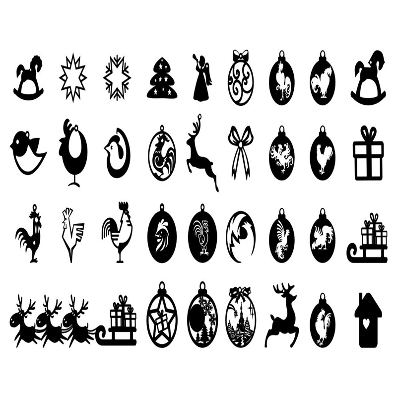 طرح تزئینات دکوراتیو مناسب برای استفاده در دستگاه های cnc چوب و cnc لیزر - decorative ornaments cdr file