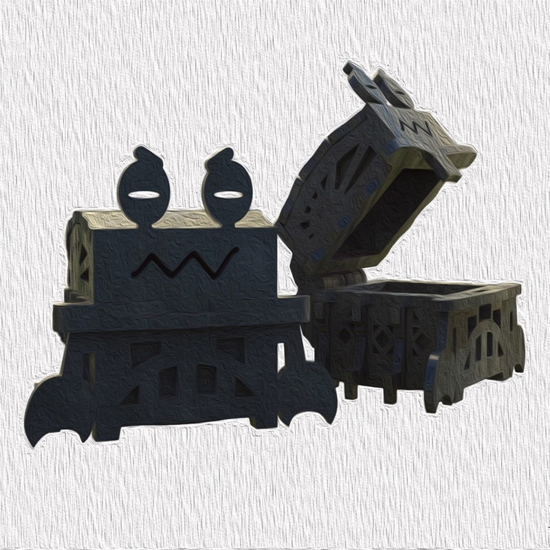 طرح جعبه چوبی به شکل خرچنگ با ضخامت ۴ میلی‌متر مناسب برای استفاده در دستگاه های cnc چوب و cnc لیزر - laser cut wooden crab shape box 4mm cdr file