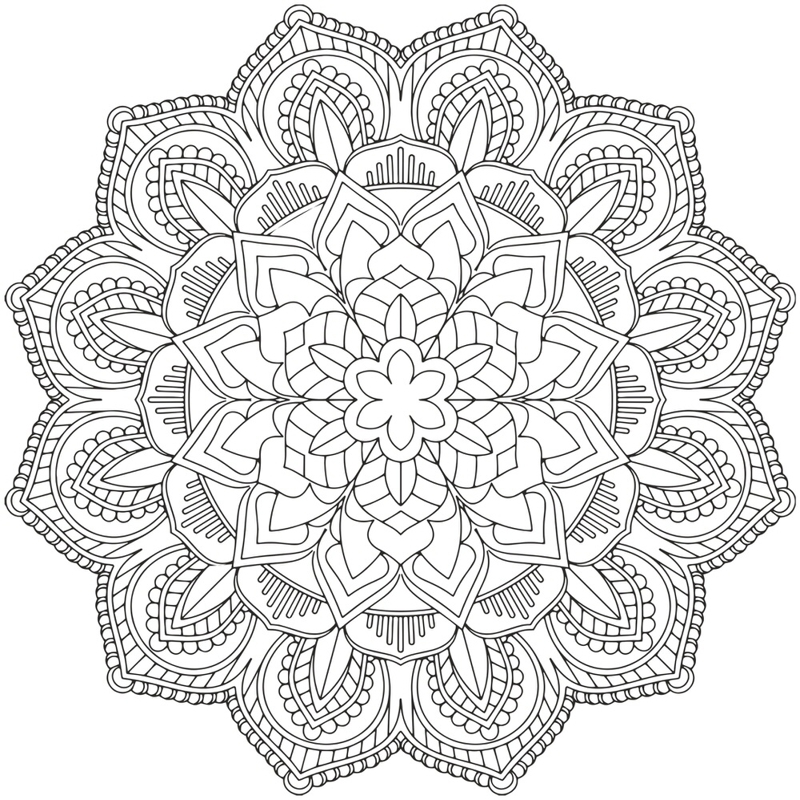 طرح وکتور طرح ماندالا (چرخ هستی) مناسب برای استفاده در دستگاه های cnc چوب و cnc لیزر - mandala design vector cdr file
