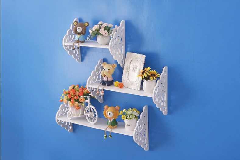 طرح قفسه دیواری دکوراتیو جاگلدانی مناسب برای استفاده در دستگاه های cnc چوب و cnc لیزر - laser cut wall decorative storage shelf flower rack cdr file