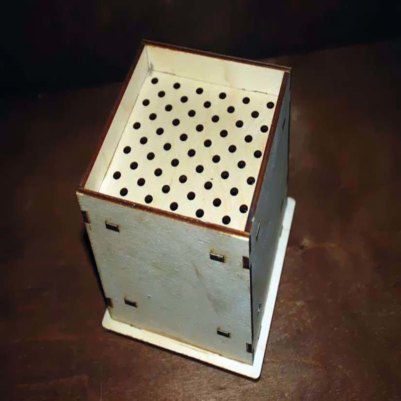 طرح پایه سیخ کباب مناسب برای استفاده در دستگاه های cnc چوب و cnc لیزر - laser cut skewer toppers stand cdr file