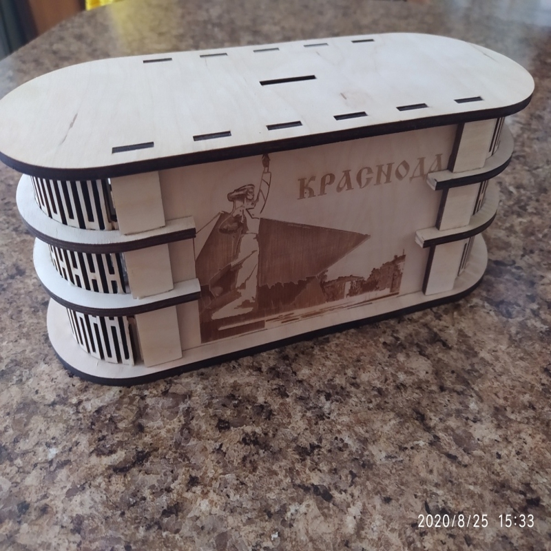 طرح قلک چوبی مناسب برای استفاده در دستگاه های cnc چوب و cnc لیزر - laser cut wooden piggy bank template cdr file