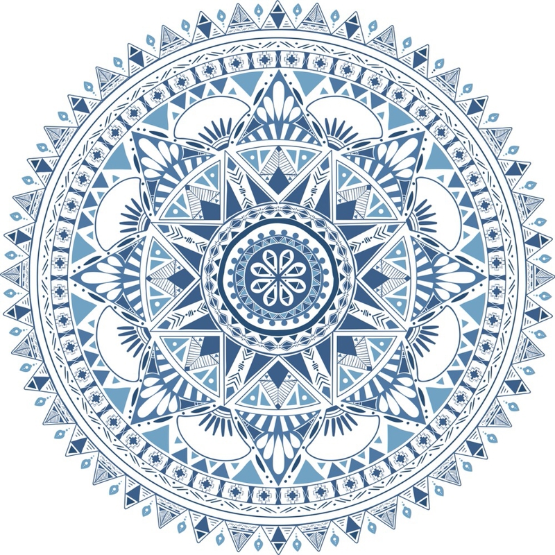 طرح نقش سبک بوهو مناسب برای استفاده در دستگاه های cnc چوب و cnc لیزر - boho pattern style eps file