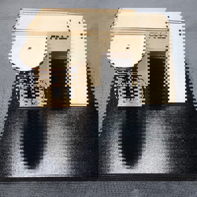 طرح کارگاه تعمیر گاراژ مناسب برای استفاده در دستگاه های cnc چوب و cnc لیزر - laser cut garage repair workshop cdr file